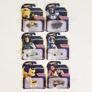 (Full Set of 6) Hot Wheels Disney Pixar LIGHTYEAR Character Cars Buzz Izzy Zurg+